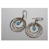 New old stock, sterling with Larimar bead