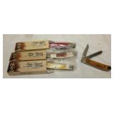4pcs Parker-Edwards Pocket Knives A1423,