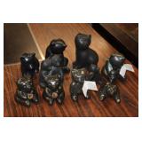10pc Pigeon Forge Pottery; 'The Thinker',