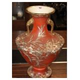 Antique handpainted 18' tall Chinese Vase
