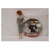 I Love Lucy Plate & Doll