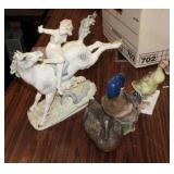 3pc Minor damage Figurines; Rosenthal US Zone