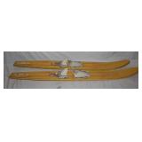 Pair of Vintage Kids 4' long Caribbean Water Skis