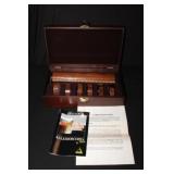 7pc Kaleidoscopes by Peach in Rosewood