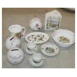 13pcs Wedgwood & Royal Albert Beatrix Pottery