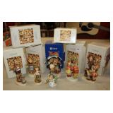 6pcs MJ Hummel Figurines with Boxes