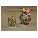 2pcs MJ Hummel Figurines with Boxes, Telling Her