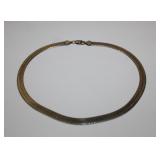 925 sterling heavy serpantire necklace