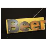 12'x35' lighted beer sign