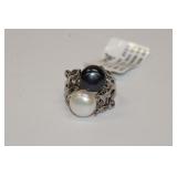 NWT 9mm Thailand white & black cultured