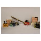 Large Collection og 4 Vintage Reels in the Box,