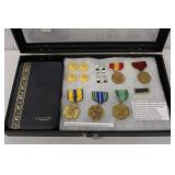 Meritorious Service medal, ribbon, bar & lapel