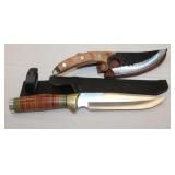 2 Custom Handmade Fixed Blade Knives