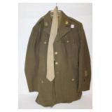 Army WW2 uniform with shirt and tie