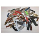 40pcs Vintage Pocket Knives