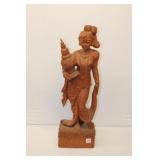 Vtg carved wood sculpture Balinese/