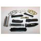 Vintage Switchblade & Brass Knuckle Collection