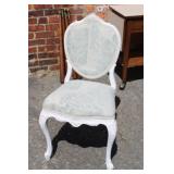 A White French Vainty Chair