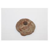 Ancient clay spindle whorl #1, 1.75'