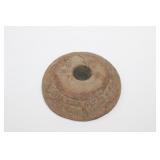 Ancient clay spindle whorl #2, 2.50'