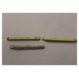 3pcs VIntage Melon Tester Knives