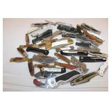 40pcs Vintage Pocket Knives
