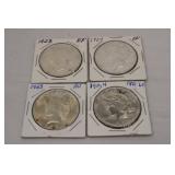 1923 Peace dollar AU