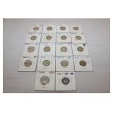 Mercury Dimes 14 coins = 1 oz of silver