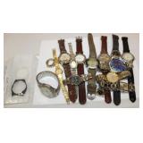 Large lot of mens and ladies wrist watches,