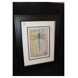Dragonfly Tim Yanke  2012 Framed Art