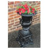 Large cast aluminum Garden Urn 31' x 15'