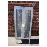 Sluminum 2 door screen panel cabinet by