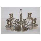 Pewter Candelabrum for Four Candles