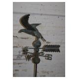 Mid to Late 1800's  'Fisk'? Weathervane Copper
