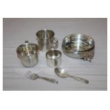 6pcs Lot of Sterling Silver 341.2 grams