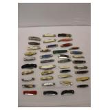 40pcs Vintage Pocket Knives