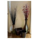 Floor Vases and Waste Baskets