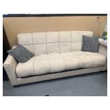 Upholstered Futon (Tan)