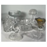 Various Clear Glass Pieces