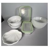 Fire-King, Corningware, GlassLock Pieces