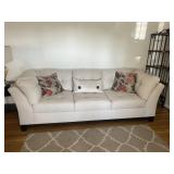 Upholstered Sofa (Beige)