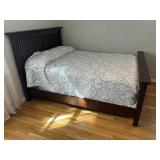 Full Size Wooden Slat Bed Frame