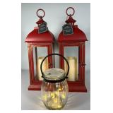Flameless Lanterns and Fairy Jar with Handle