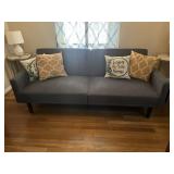 Upholstered Futon (Gray)