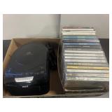 RCA CD Clock Radio & CDs