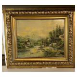 Framed "Sawmill In Steiermark" Print