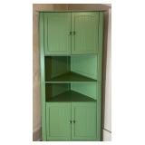 Green Corner Cupboard