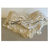 Crocheted Tablecloth/Coverlet