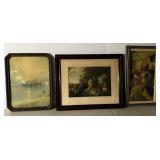 "Autumn" Print; Venetian Print; Village Acrylic