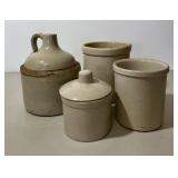 Stoneware Crocks & Jug